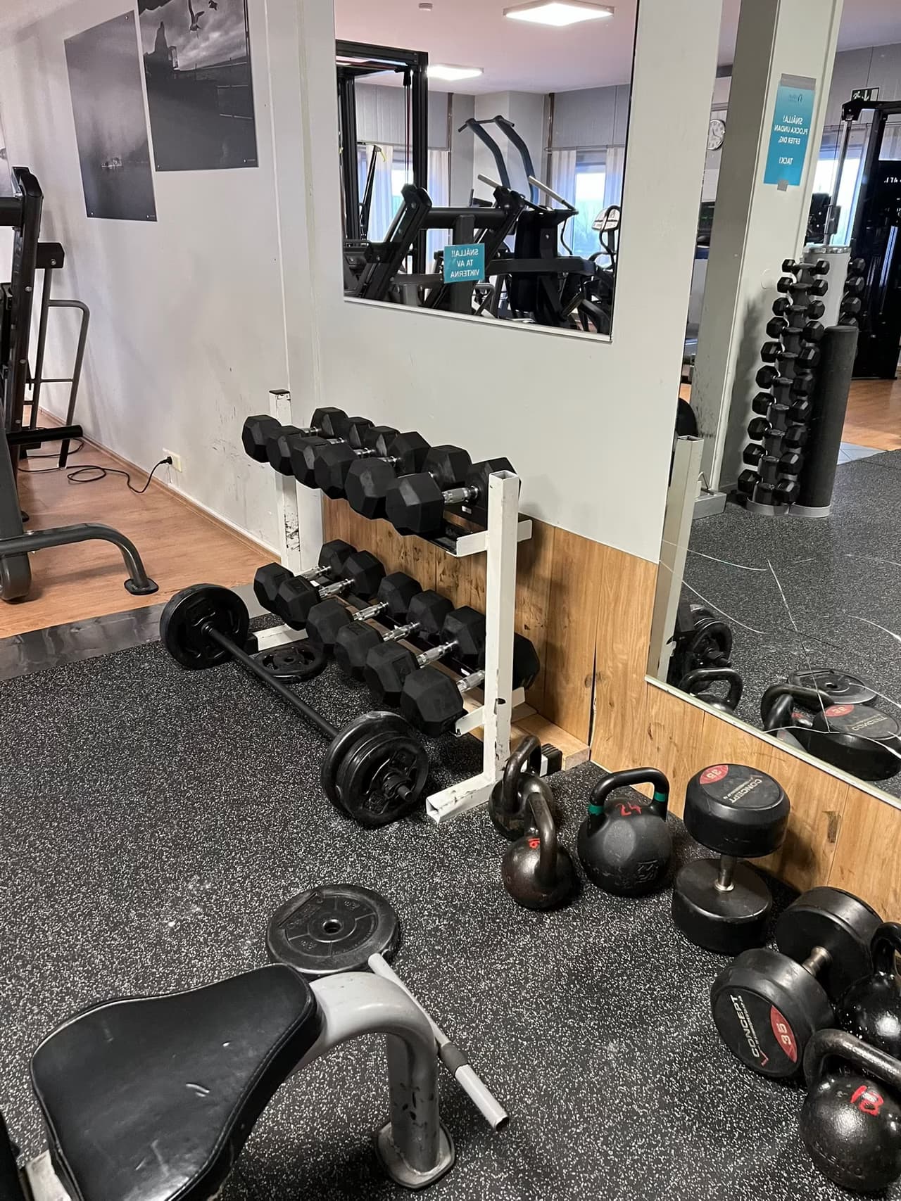 Översikt av gymmet